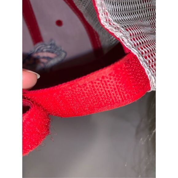 Vintage Red Mustang Mesh Back Hat One Size - Picture 12 of 12